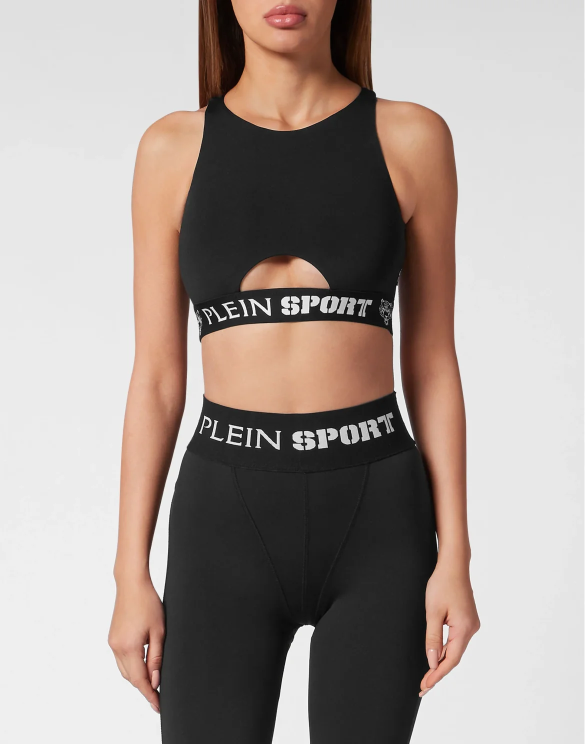 Jogging Cropped Cutting Top Basic, цвет: Черный
