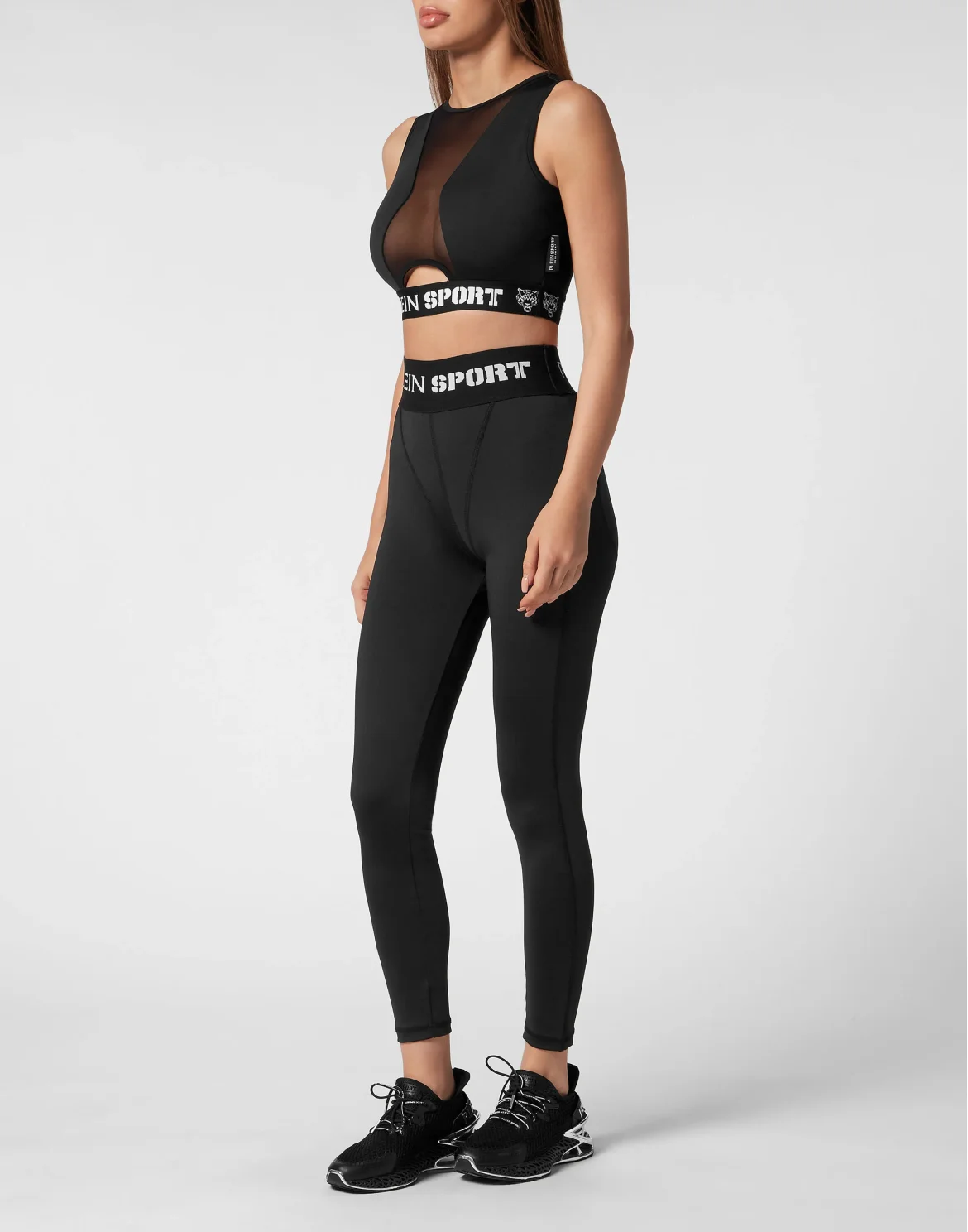 Jogging Cropped Top Basic, цвет: Черный