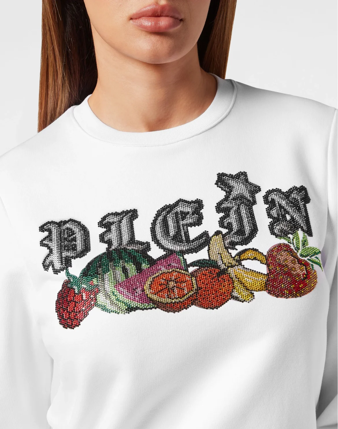 Sweatshirt Roundneck Tutti Frutti, цвет: Белый