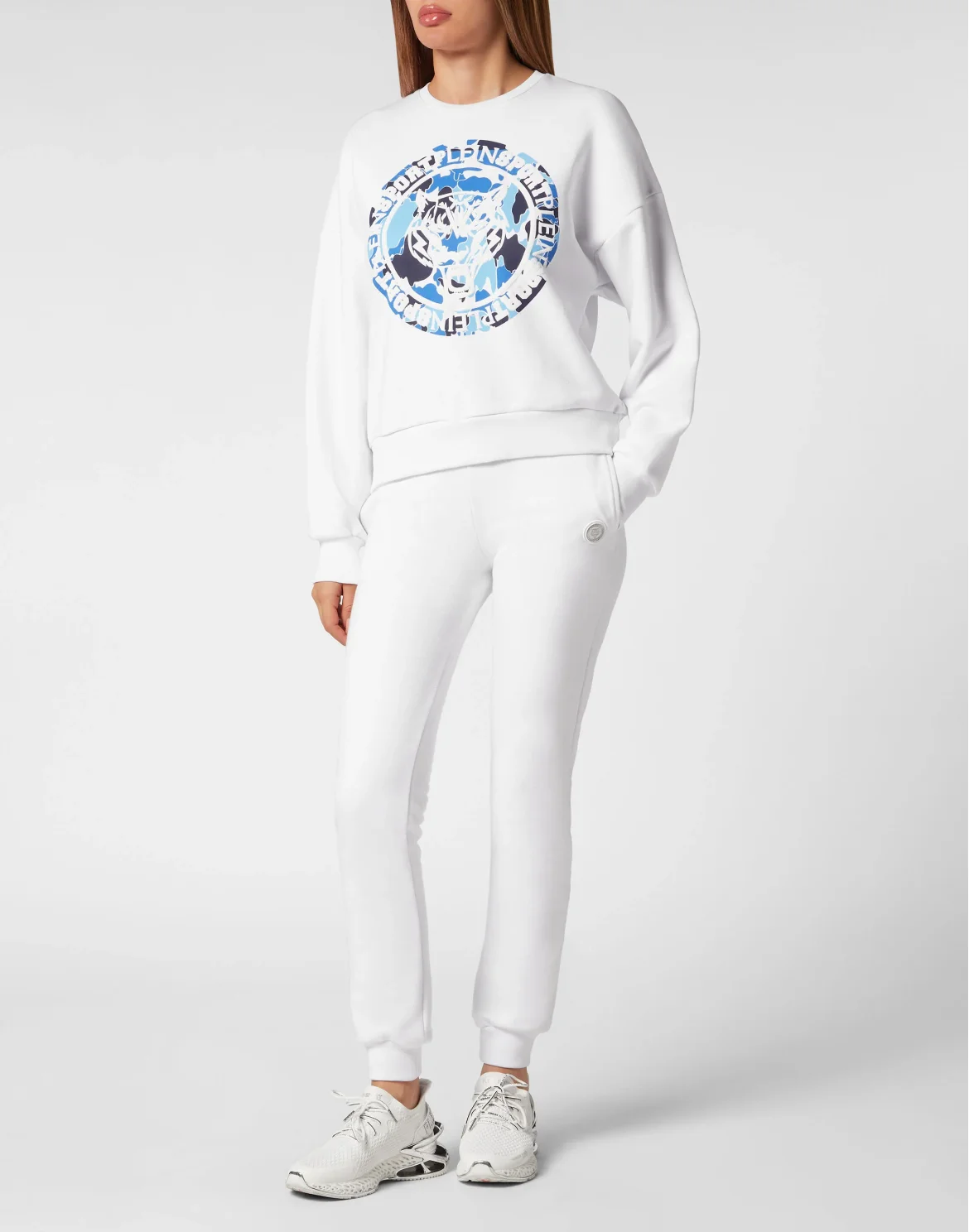 Sweatshirt LS Carbon Tiger, цвет: Белый