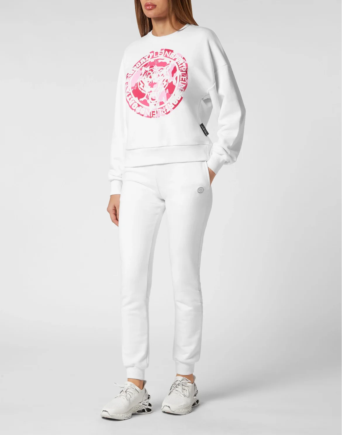 Sweatshirt LS Carbon Tiger, цвет: Белый
