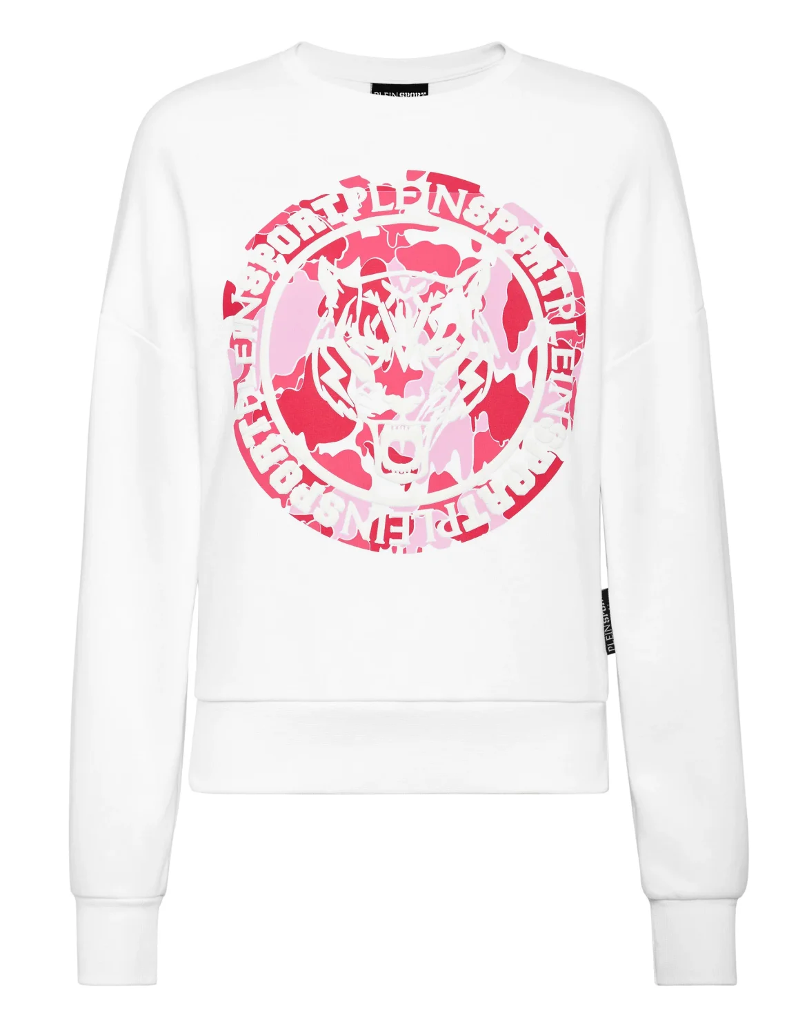 Sweatshirt LS Carbon Tiger, цвет: Белый