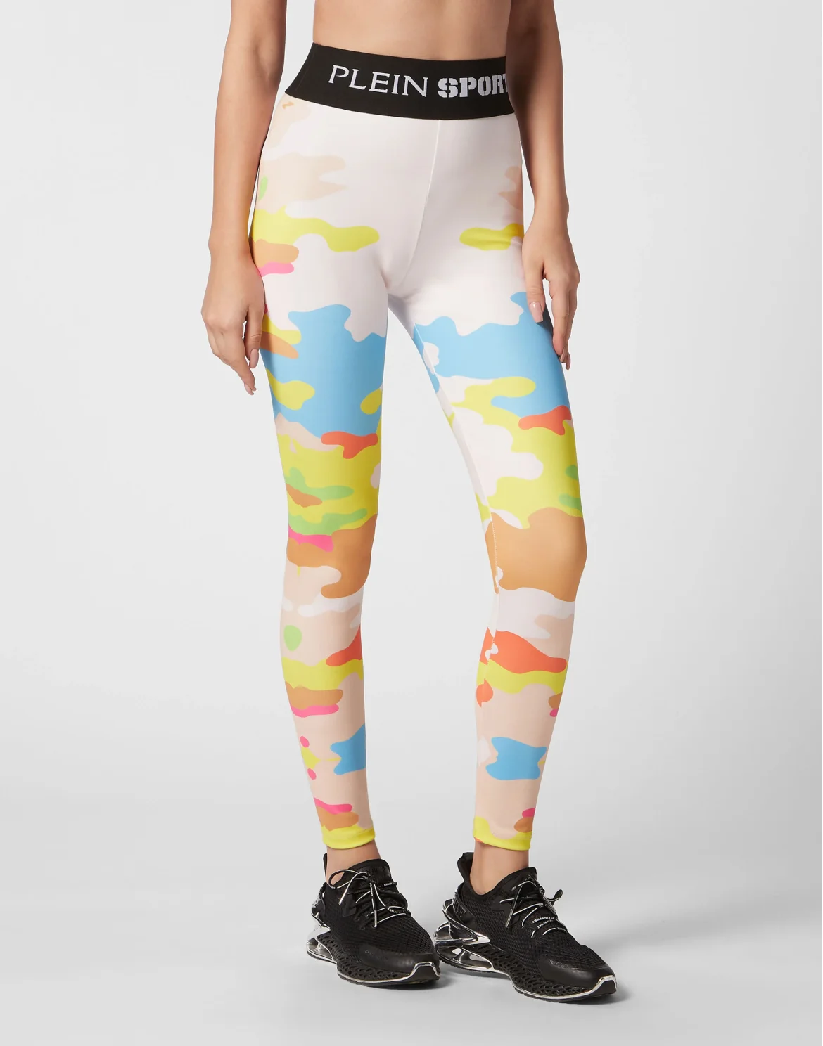 Jogging Cutting Leggings Camouflage, цвет: Бежевый