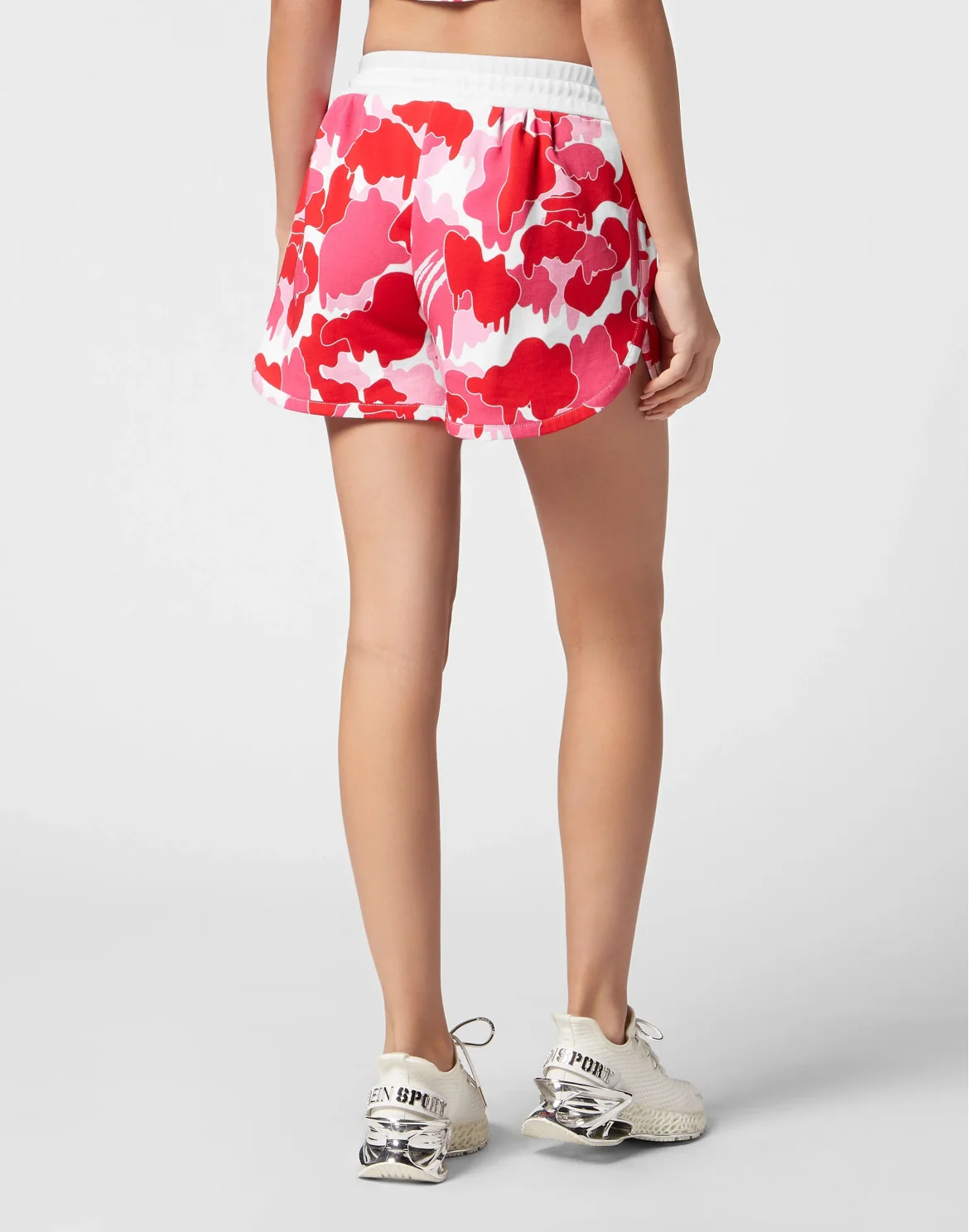 Jogging Hot Pants Camouflage, цвет: Розовый