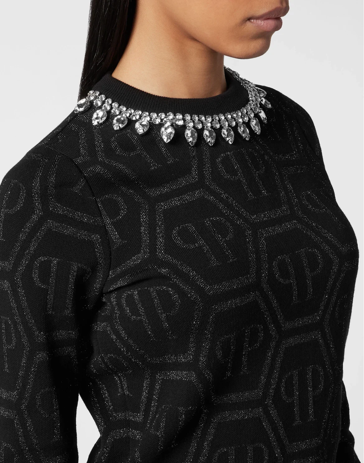 Roundneck Monogram, цвет: Черный