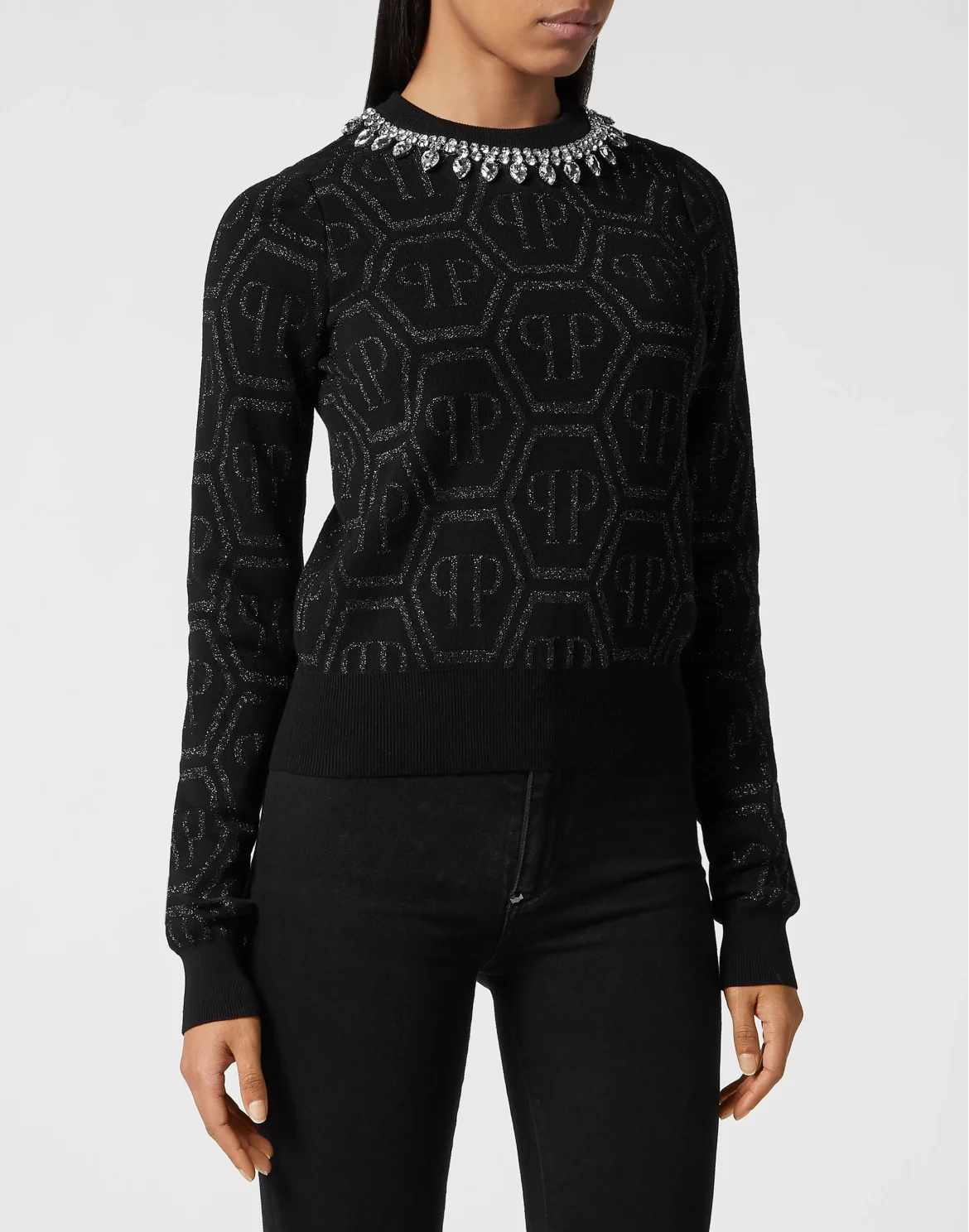 Roundneck Monogram, цвет: Черный