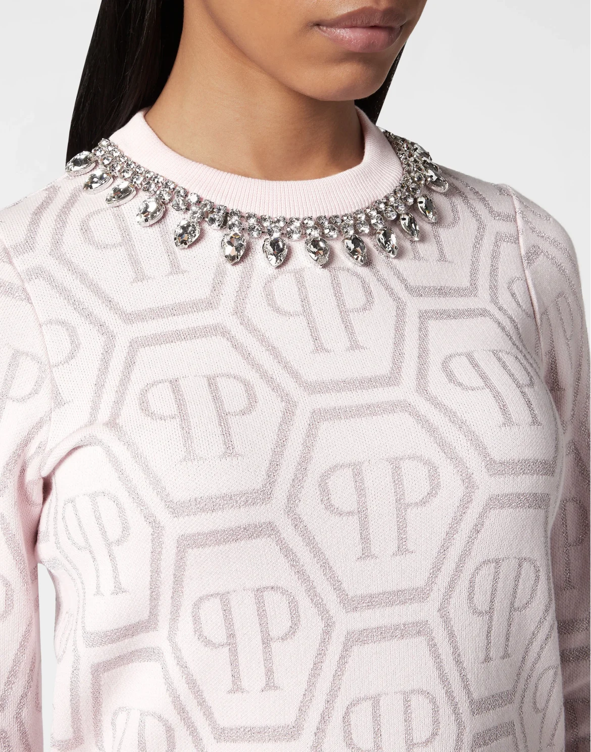 Roundneck Monogram, цвет: Розовый