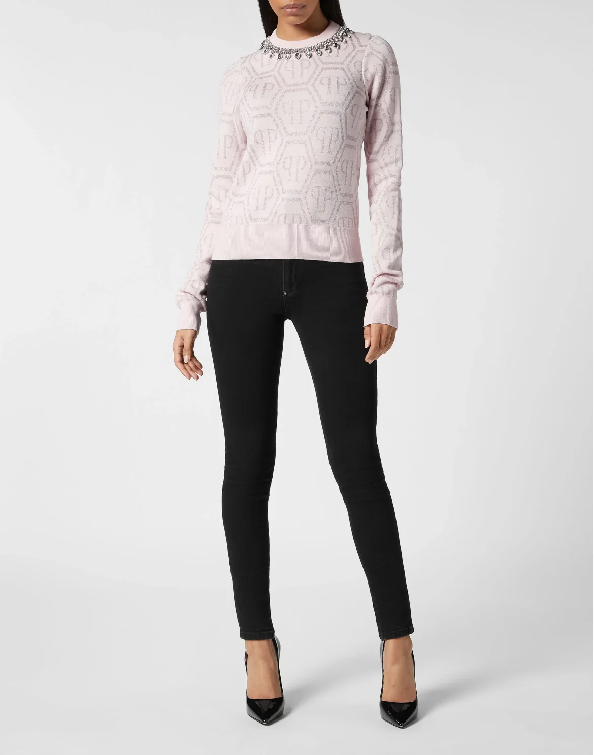 Roundneck Monogram, цвет: Розовый