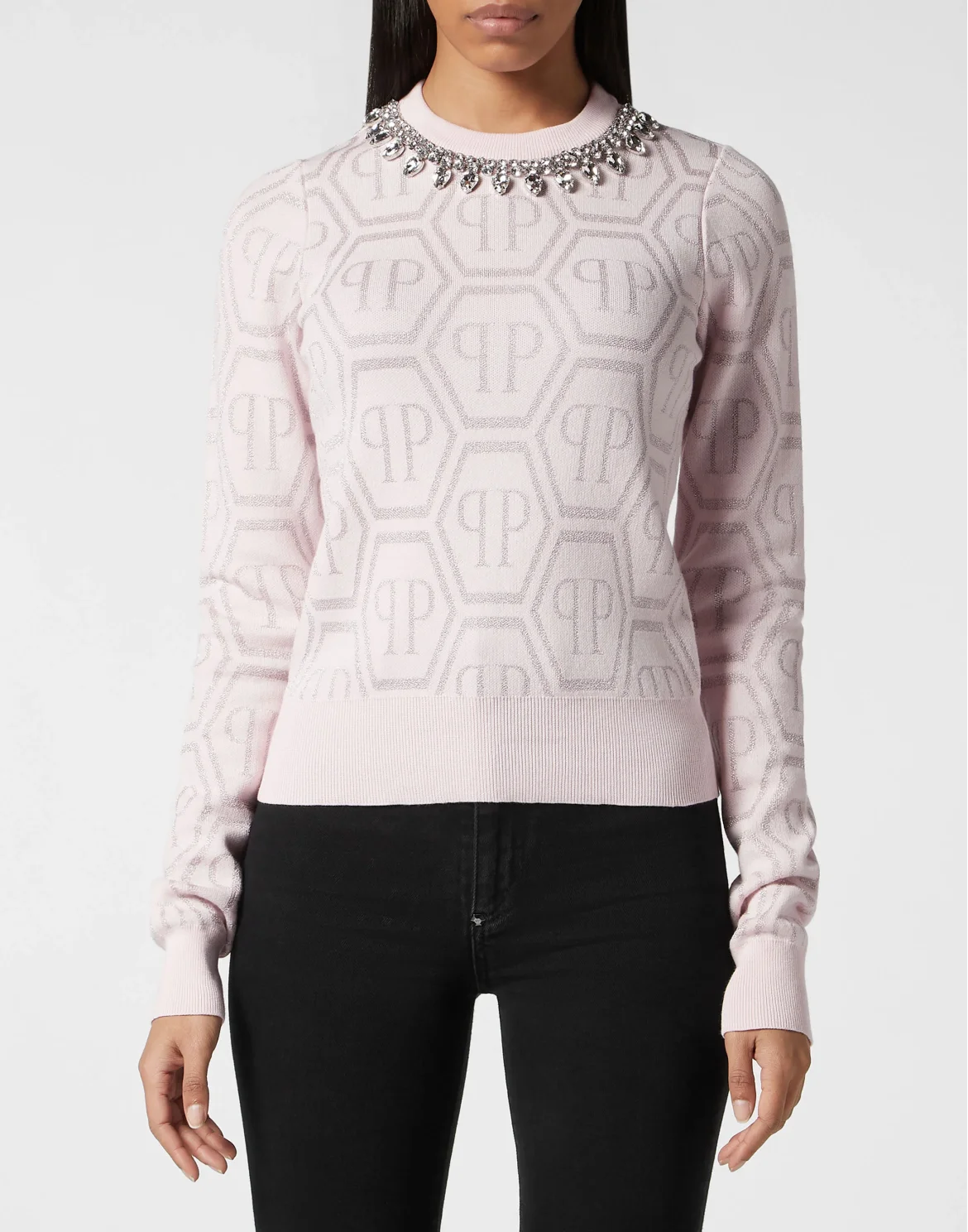 Roundneck Monogram, цвет: Розовый