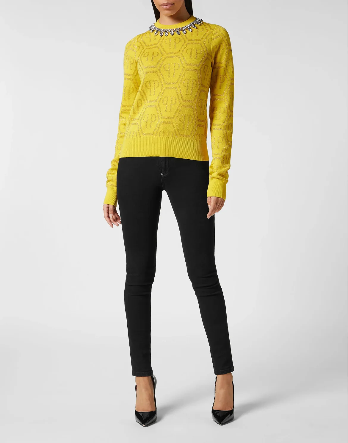 Roundneck Monogram, цвет: Желтый