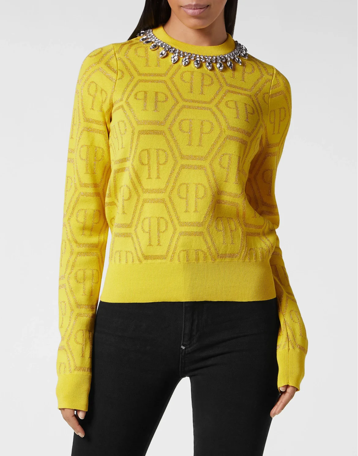 Roundneck Monogram, цвет: Желтый