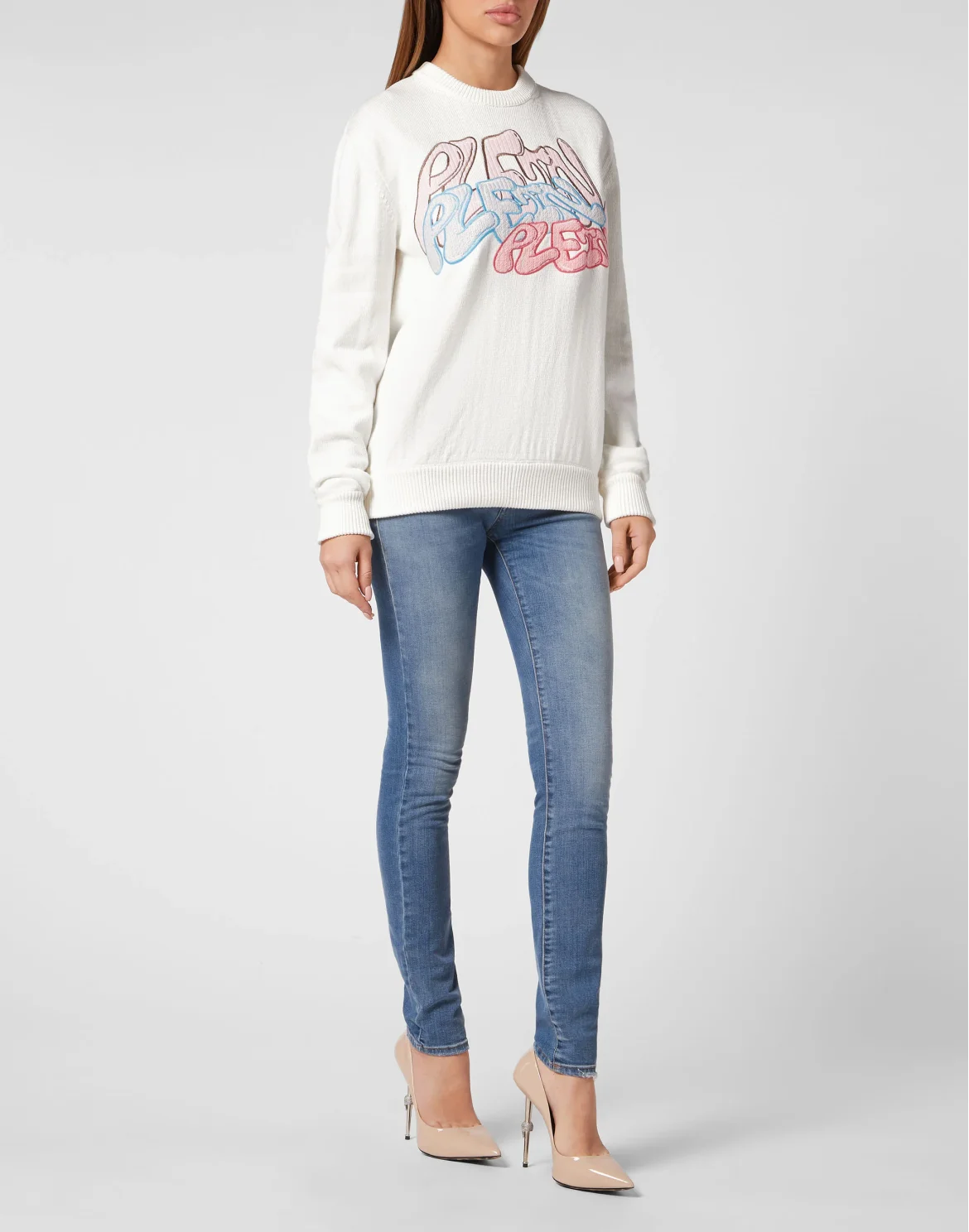 Roundneck Monogram, цвет: Белый