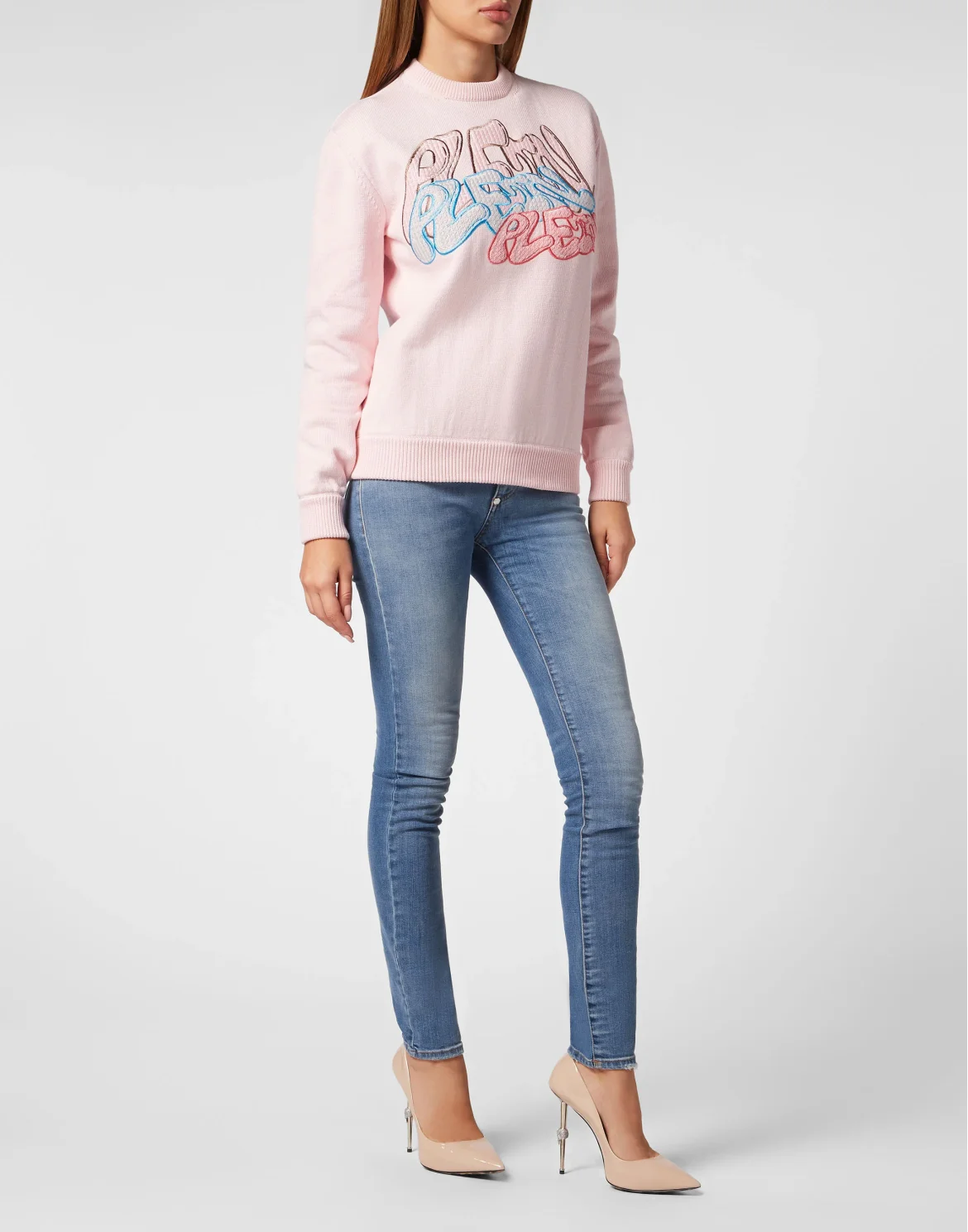 Roundneck Monogram, цвет: Розовый