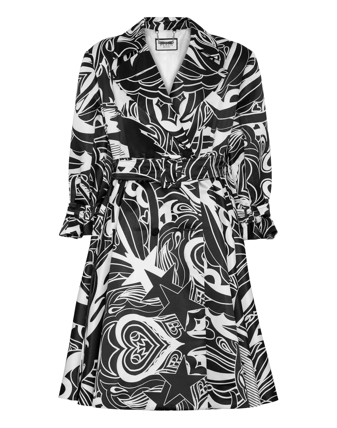 Duchesse Mini Trench Tribal Circus, цвет: Черный