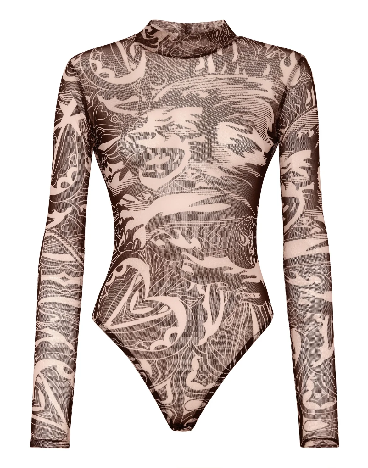 Tulle Body LS Lion Circus, цвет: Черный