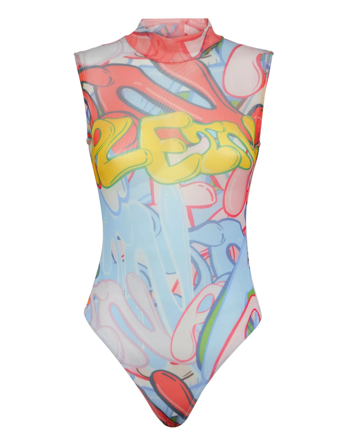Tulle Body Bombing Graffiti, цвет: Мультиколор