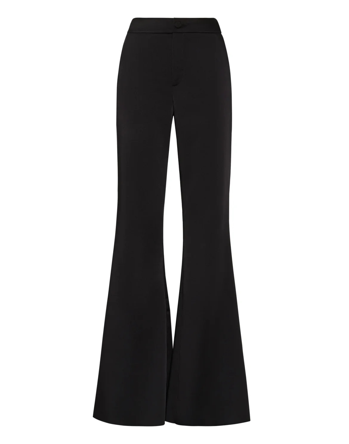 Satin Flaire Trousers, цвет: Черный