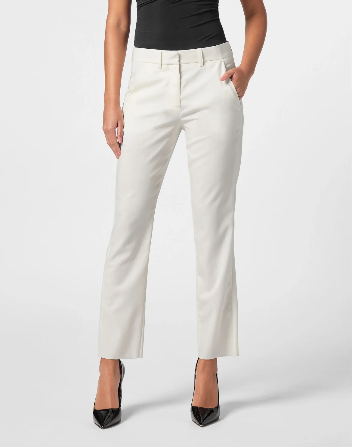 Wool Office Trousers, цвет: Белый