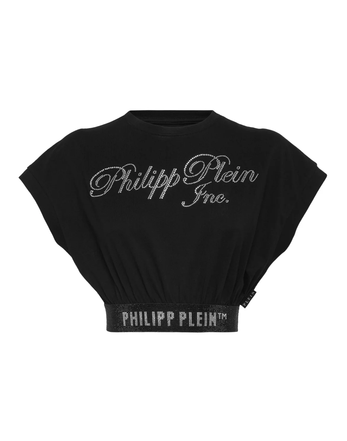 Cropped Top with Crystals Philipp Plein TM, цвет: Черный
