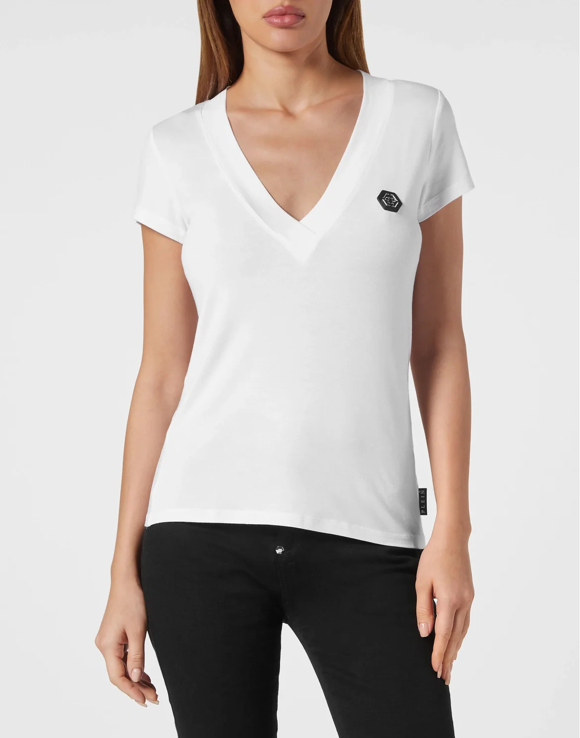 T-shirt V-Neck SS Basic, цвет: Белый