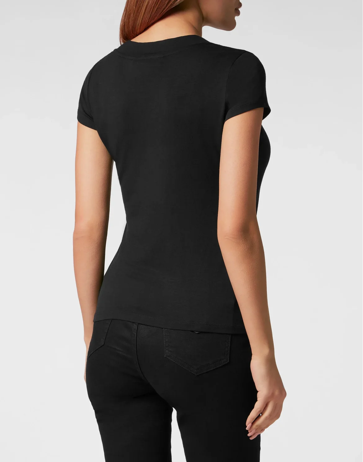 T-shirt V-Neck SS Basic, цвет: Черный