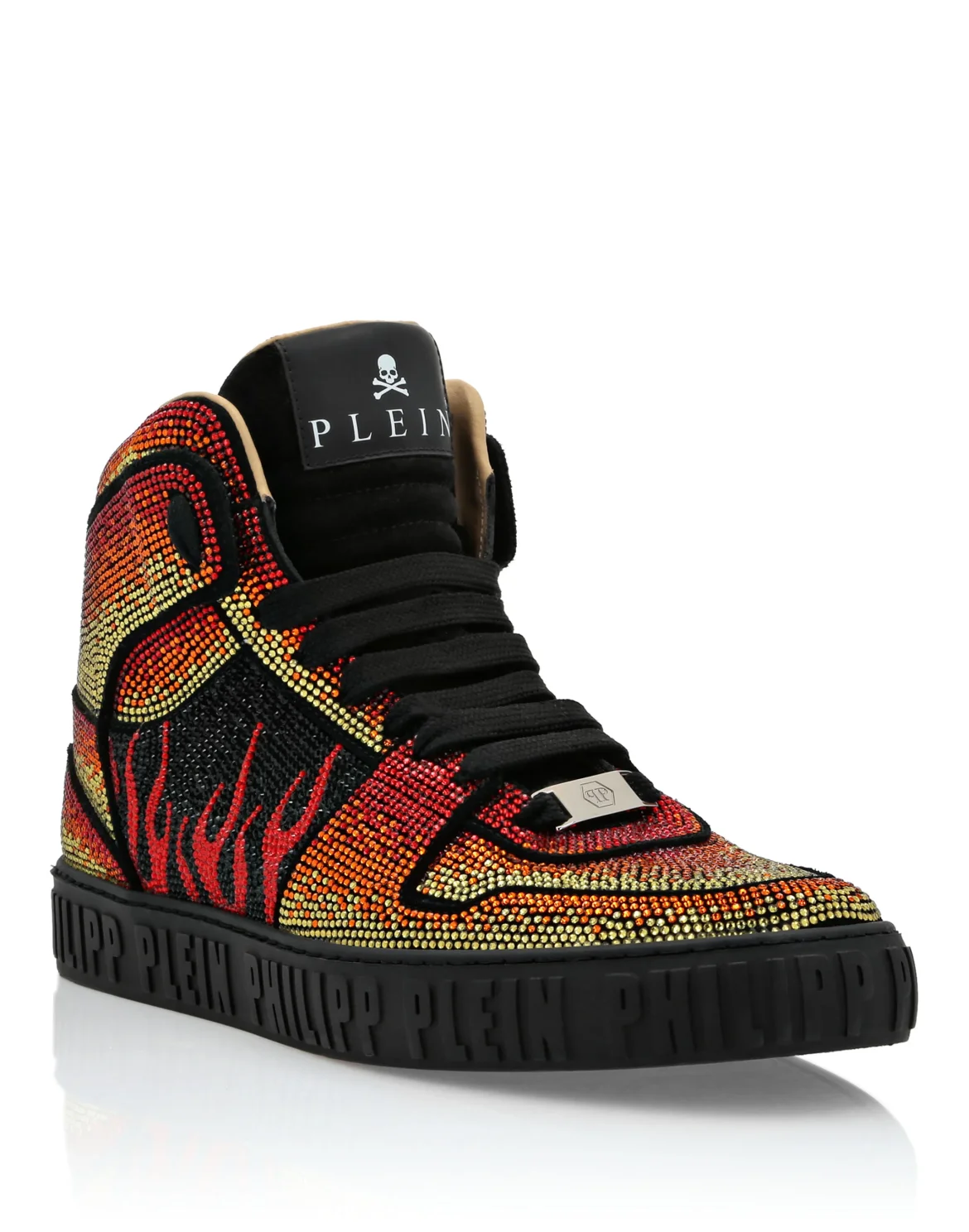 Hi-Top Sneakers, цвет: Черный
