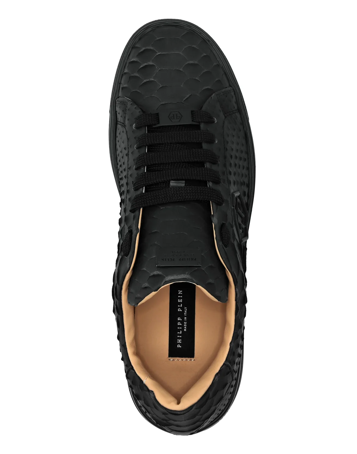 Python Lo-Top Sneakers, цвет: Черный