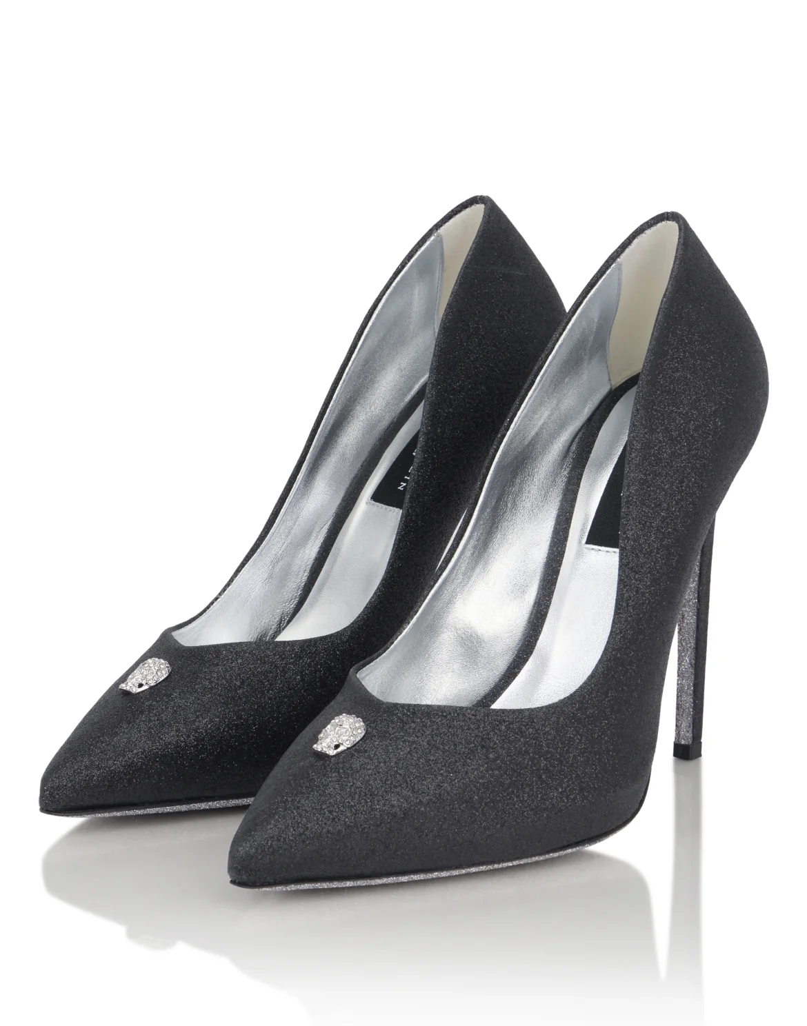 Glitter Decollete Pumps, цвет: Черный