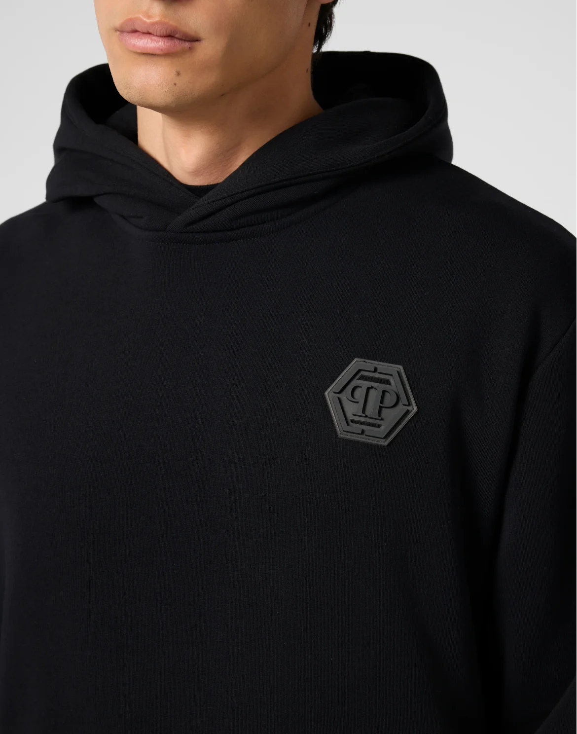 Hoodie Sweatshirt LS Iconic Plein, цвет: Черный