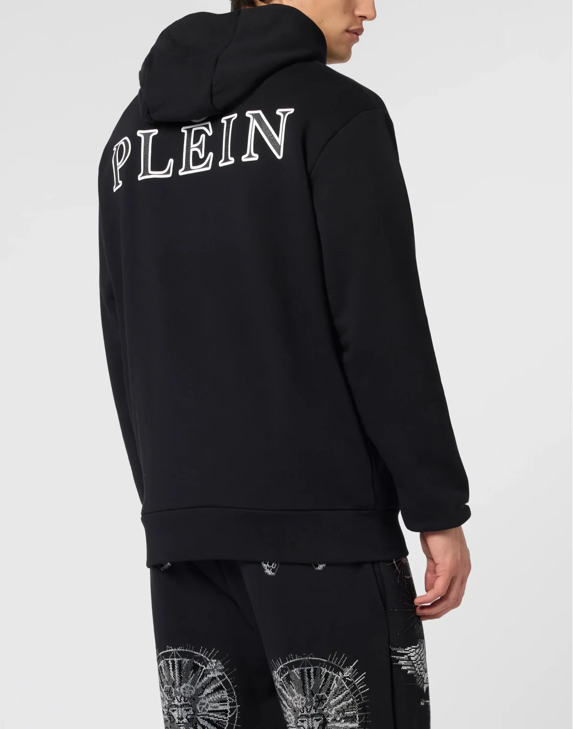 Hoodie Sweatshirt LS Iconic Plein, цвет: Черный