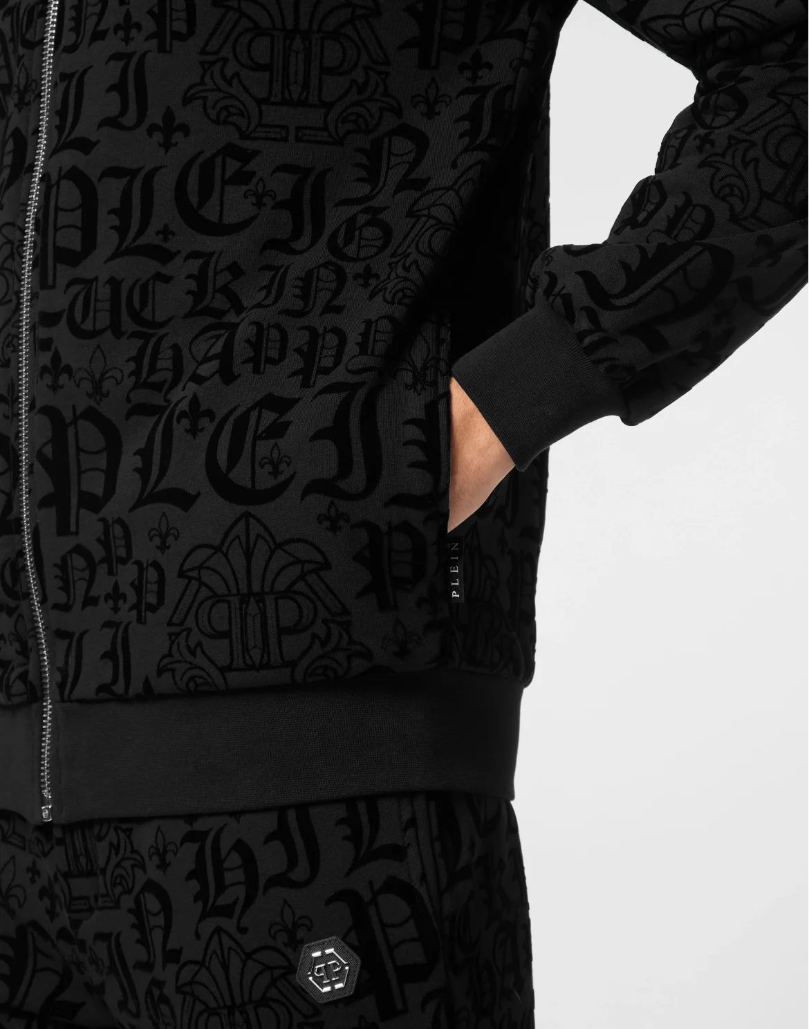 Jacket Jogging Gothic Plein, цвет: Черный