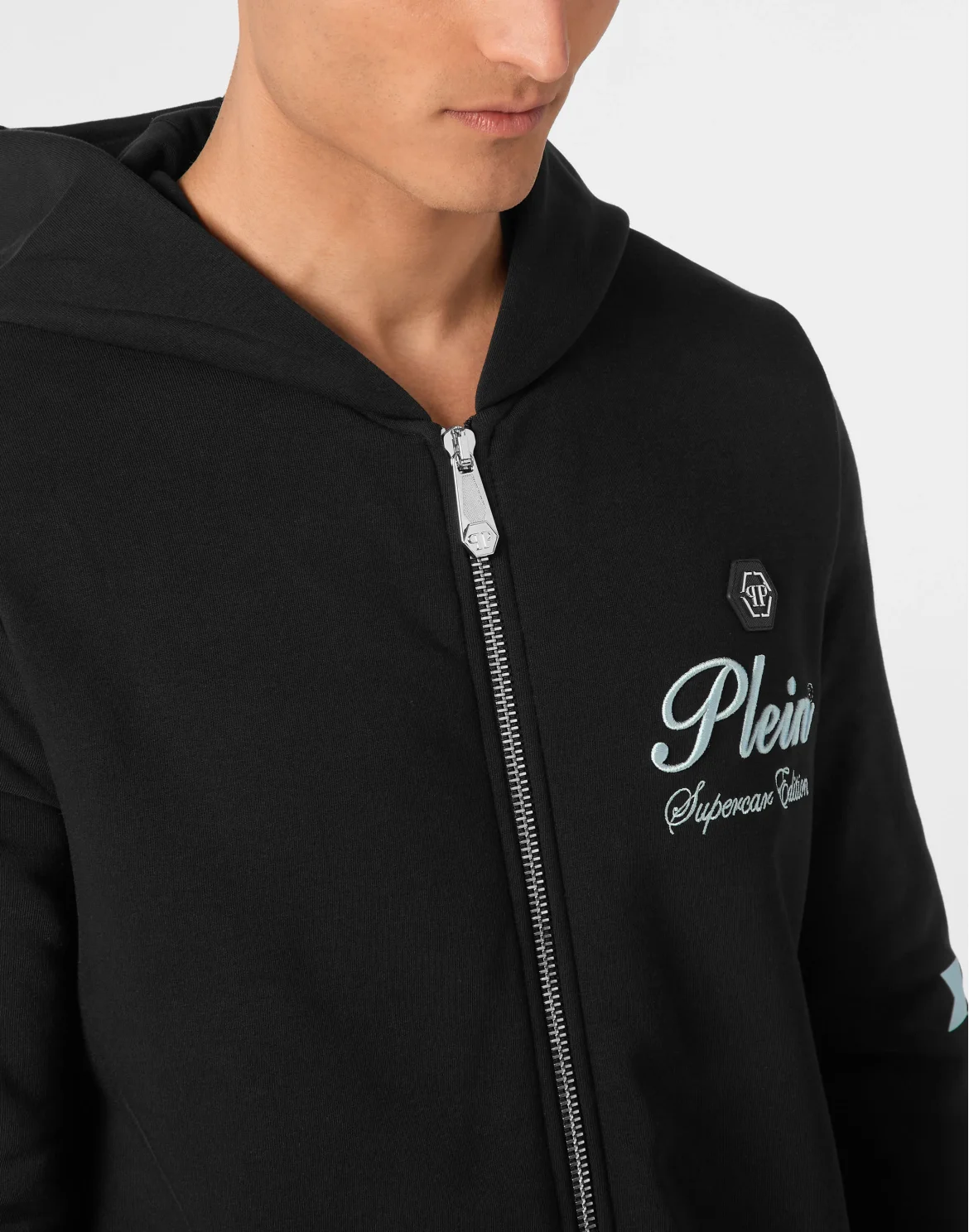 Hoodie Sweatjacket Cote D Azur Checkmate, цвет: Черный