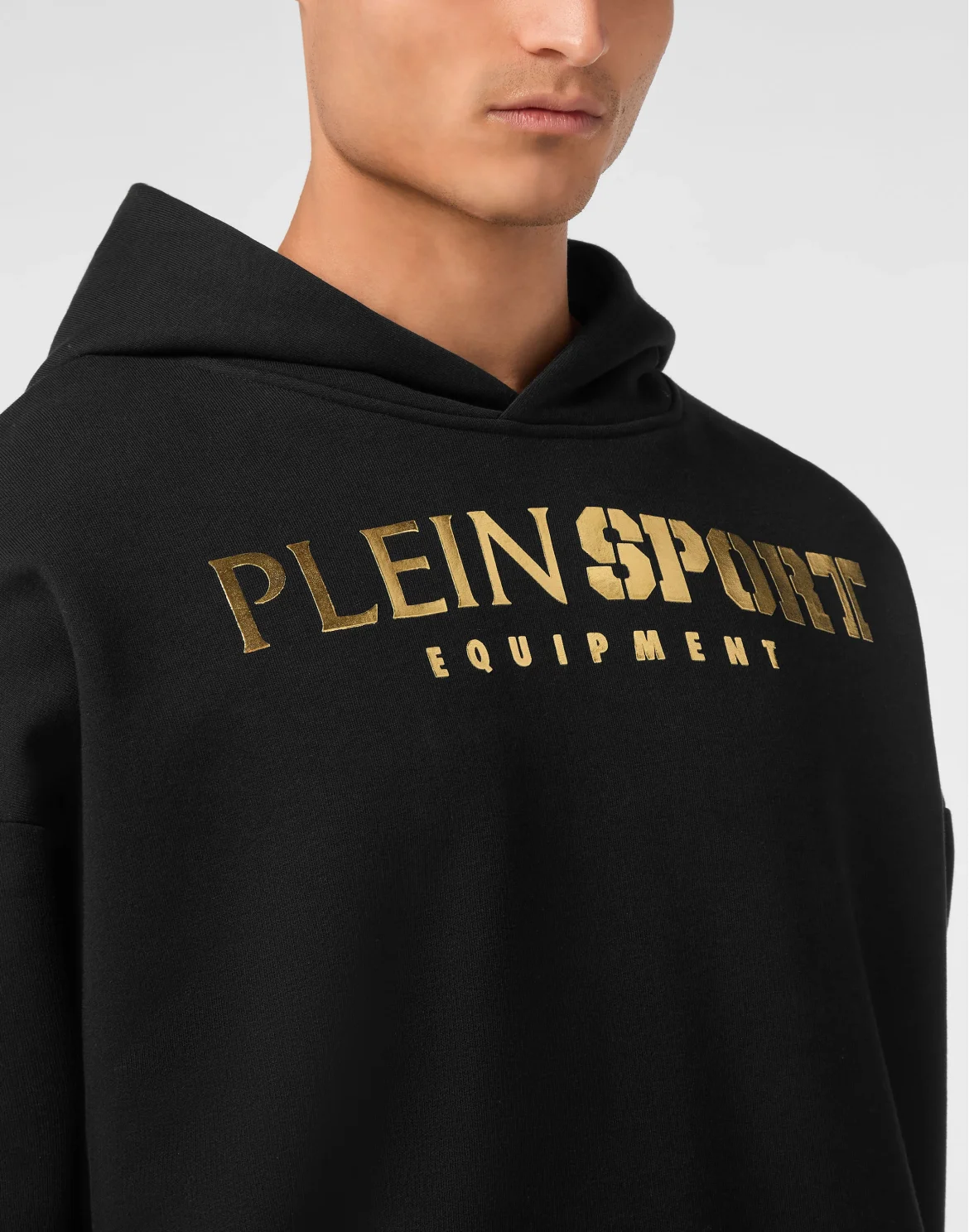 Hoodie sweatshirt Laminated, цвет: Черный