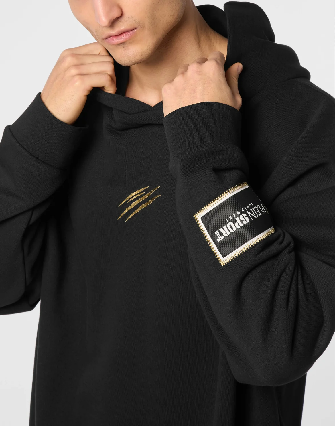 Hoodie sweatshirt Label, цвет: Черный