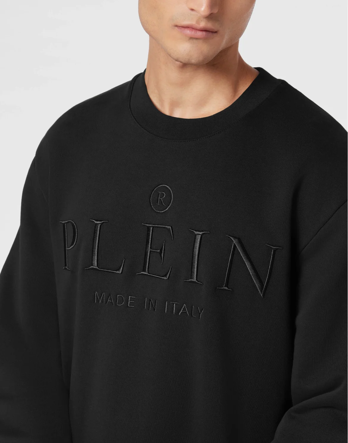 Sweatshirt Round Neck LS Philipp Plein TM, цвет: Черный