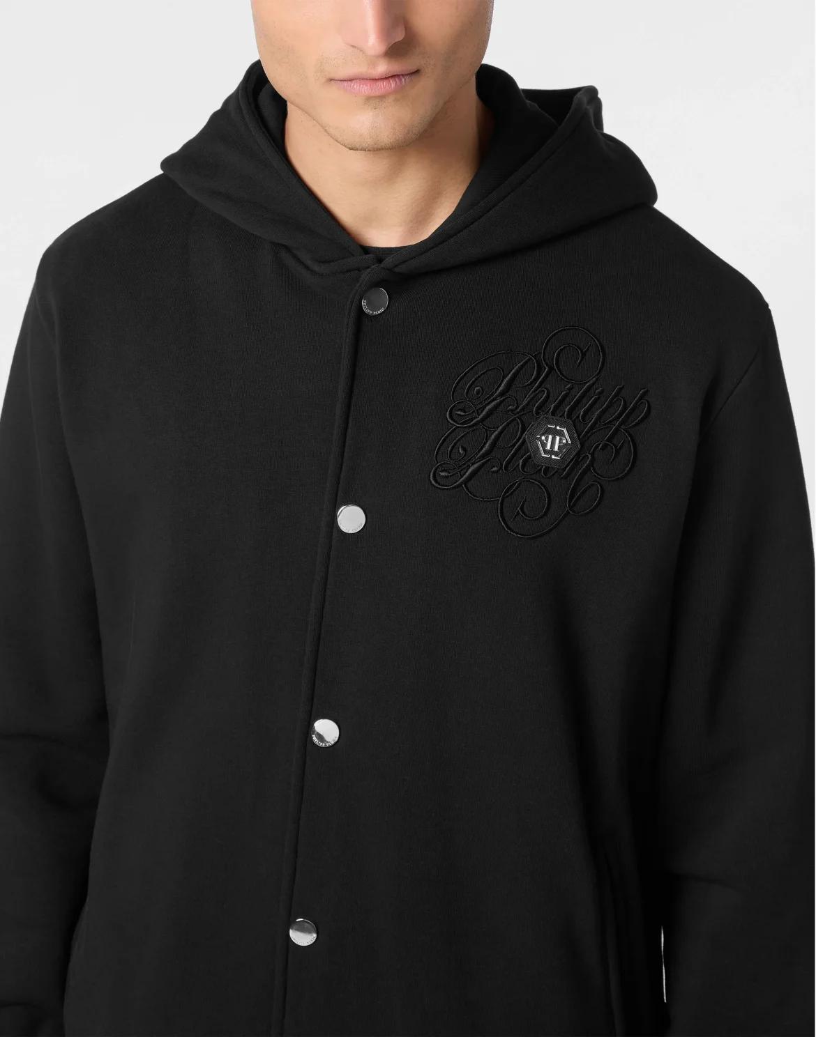 Bomber Jacket Hoodie, цвет: Черный