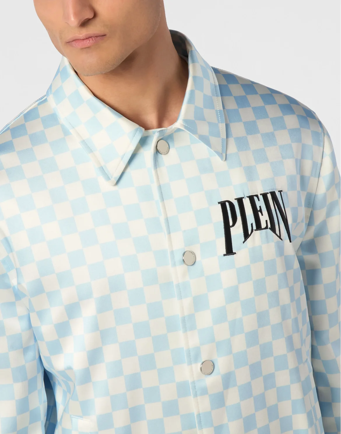 Satin Coster Jacket Supercars Checkered, цвет: Мультиколор
