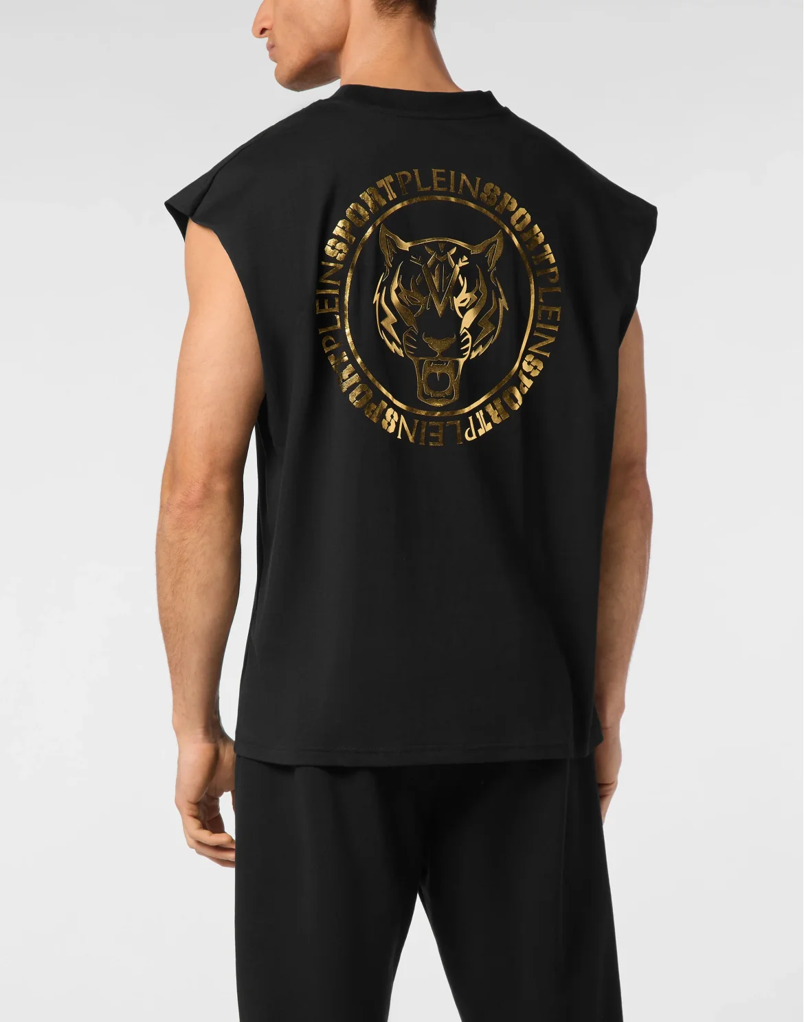 Tanktop T-shirt Label, цвет: Черный
