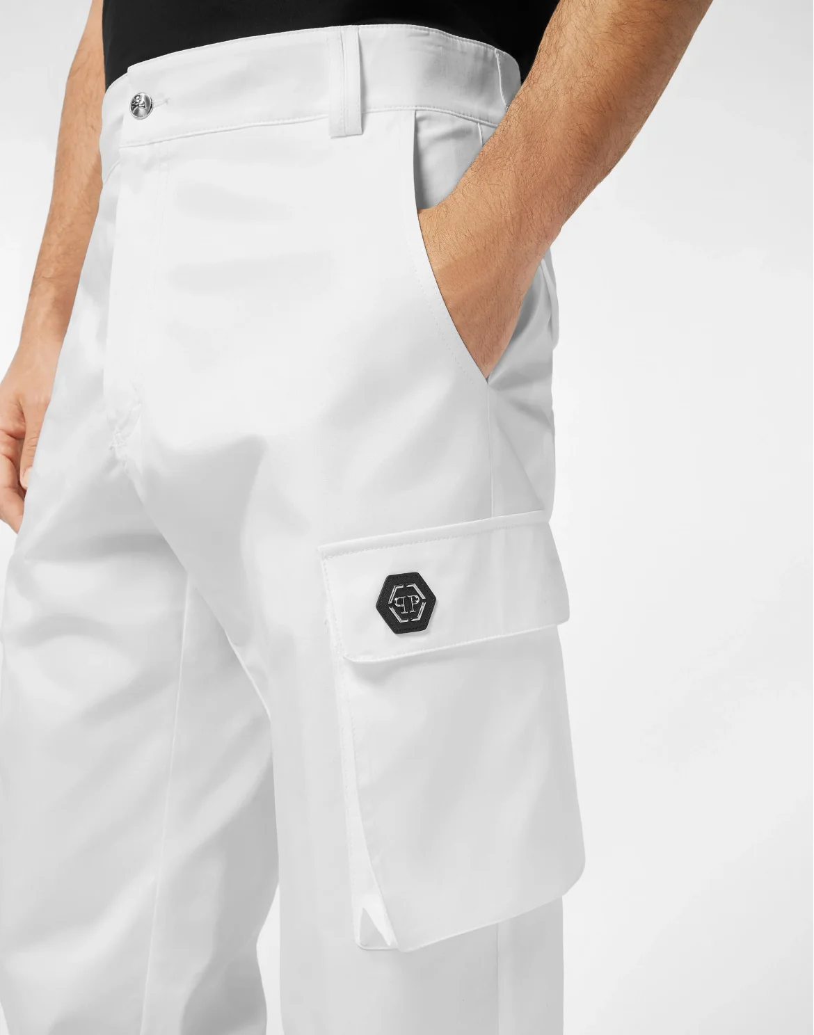 Trousers Cargo Fit, цвет: Белый