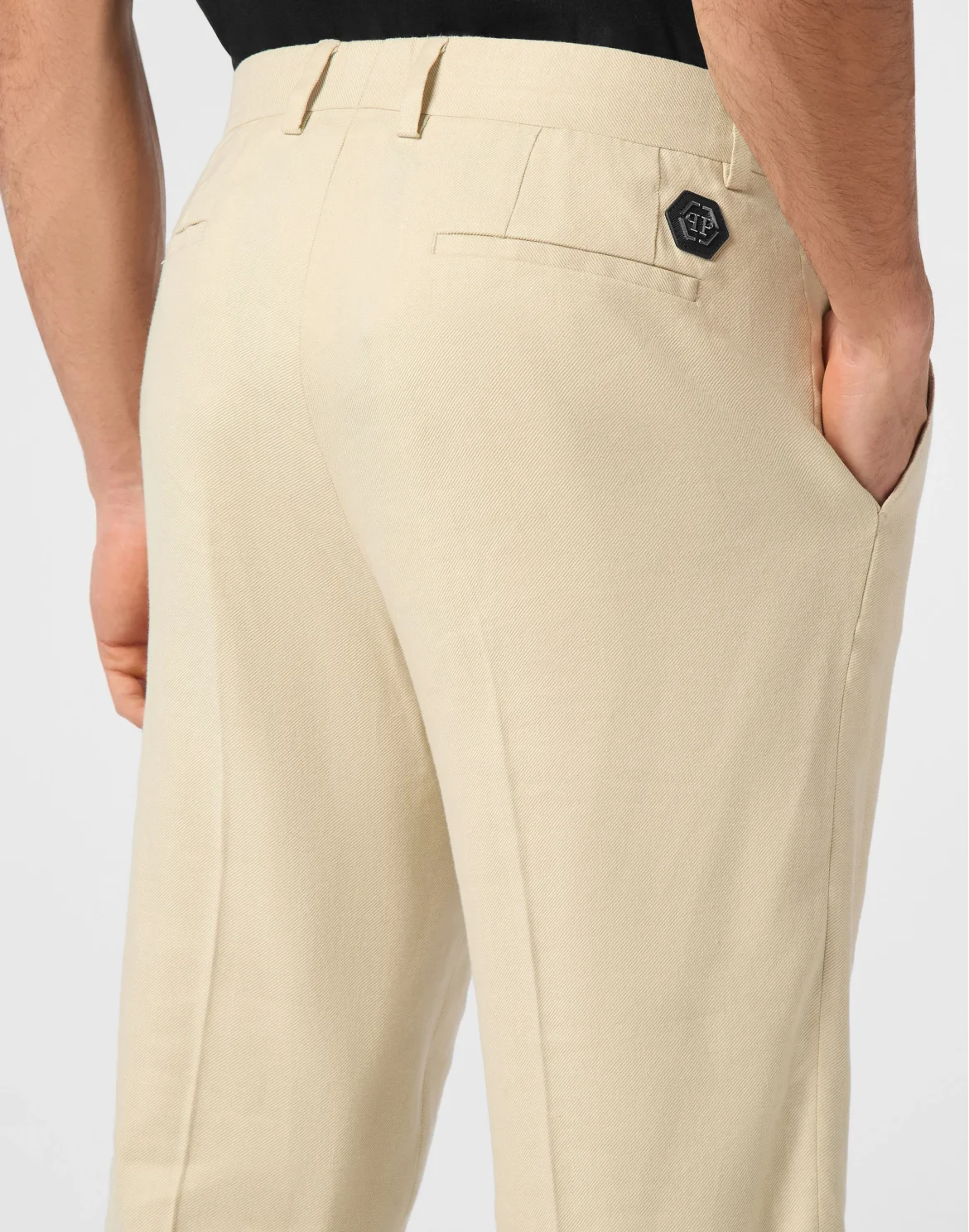 Light Gabardine Classic Trousers Chinos Joy Fit, цвет: Бежевый