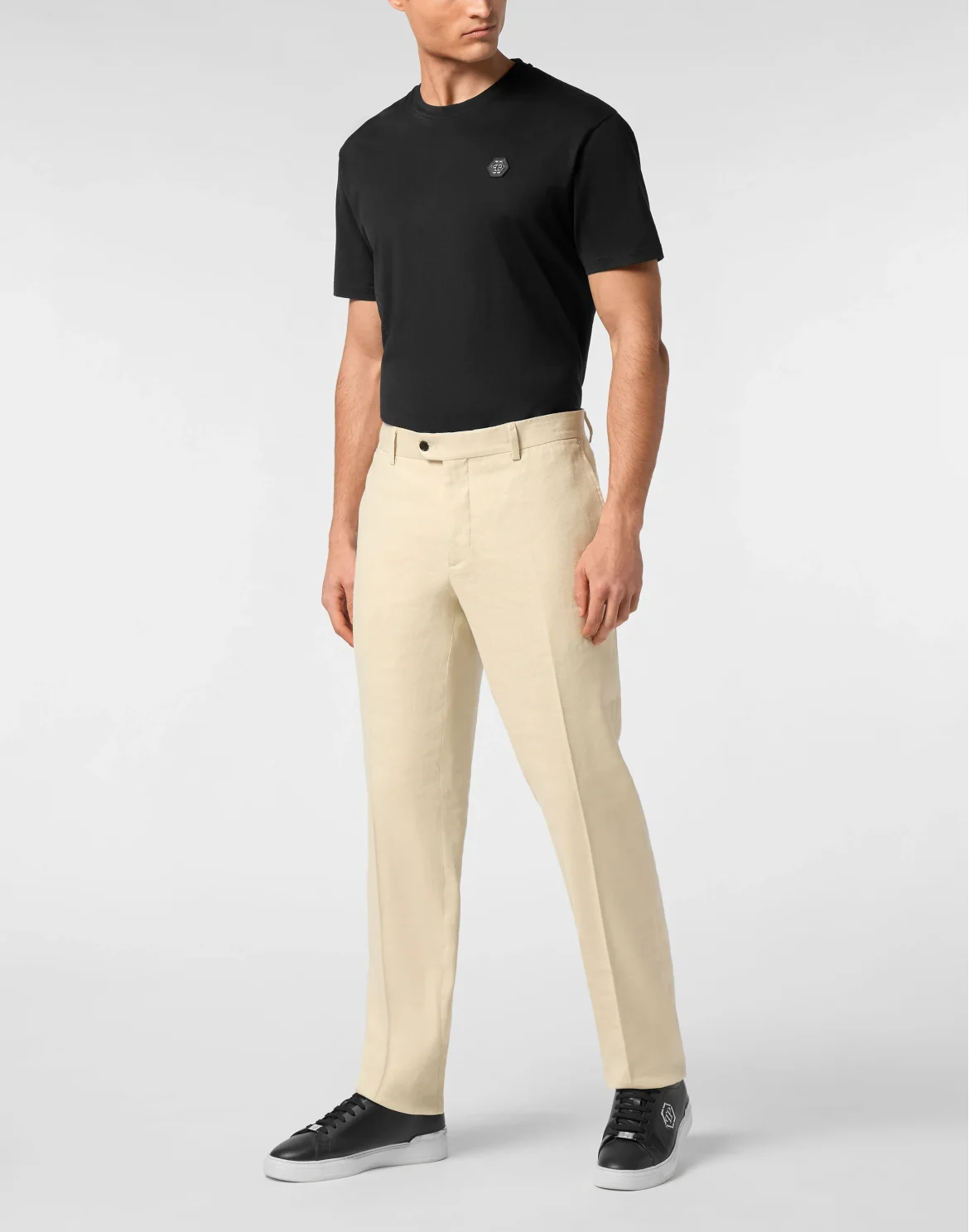 Light Gabardine Classic Trousers Chinos Joy Fit, цвет: Бежевый