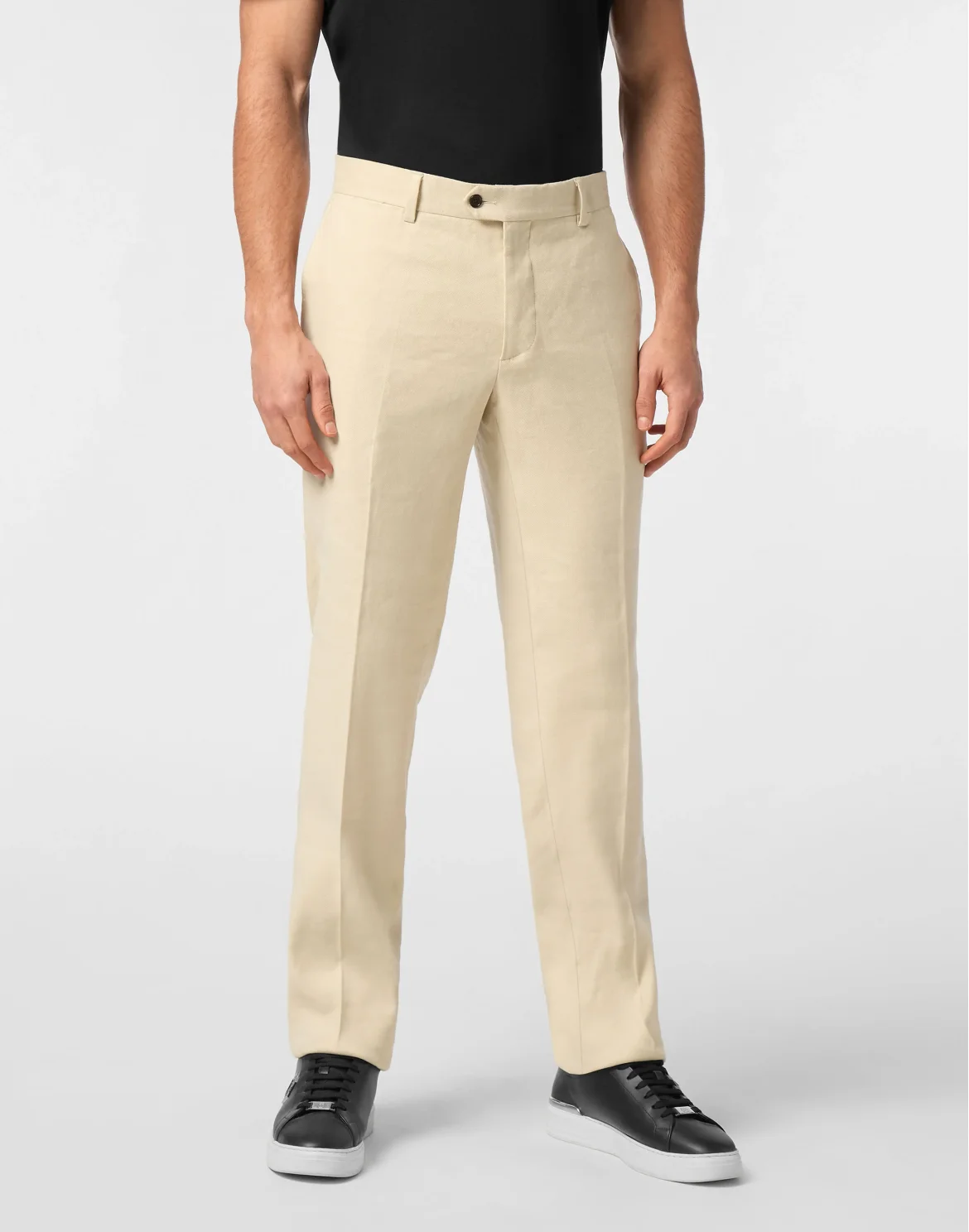 Light Gabardine Classic Trousers Chinos Joy Fit, цвет: Бежевый