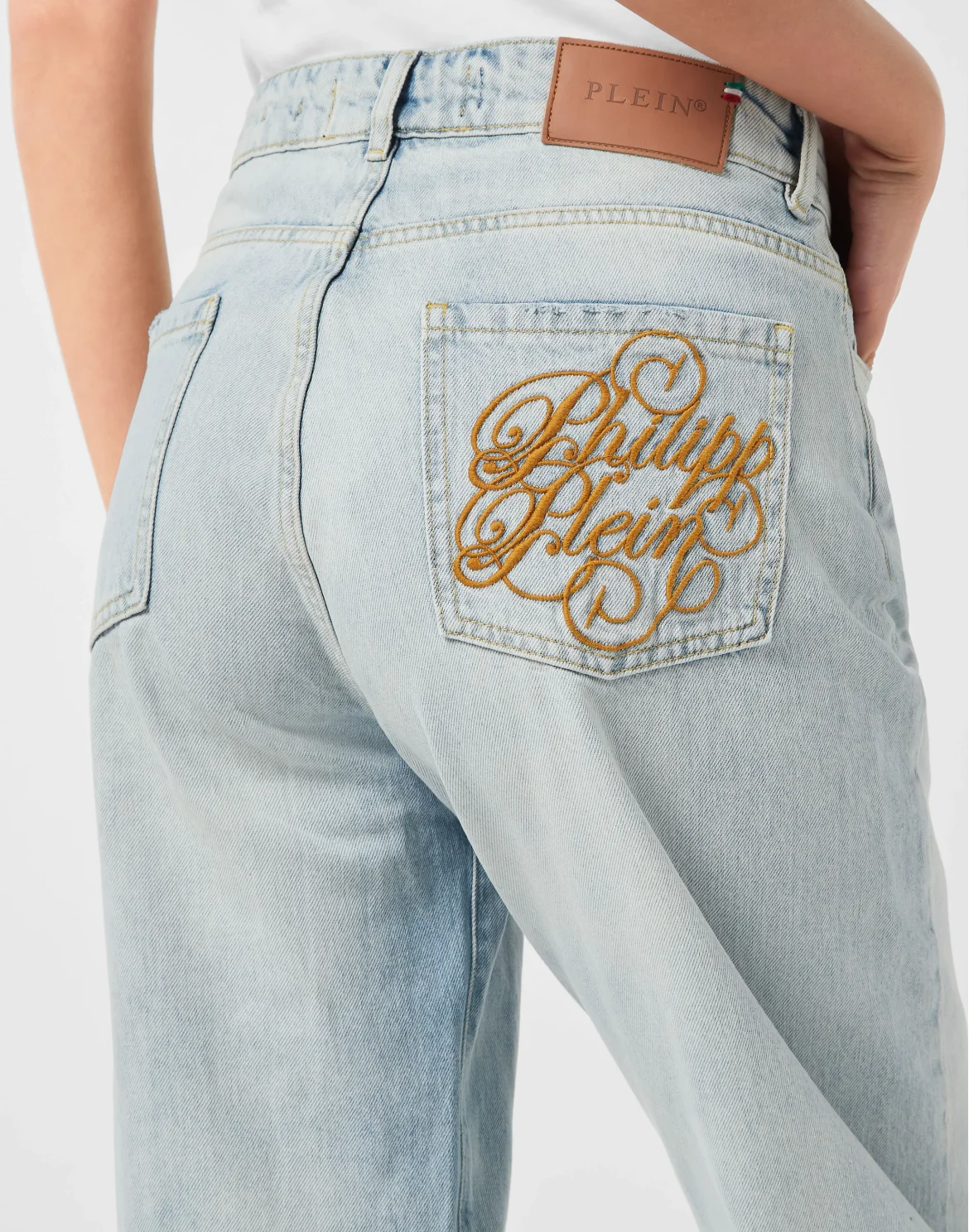 Denim Trousers Skater Fit Logo, цвет: Голубой