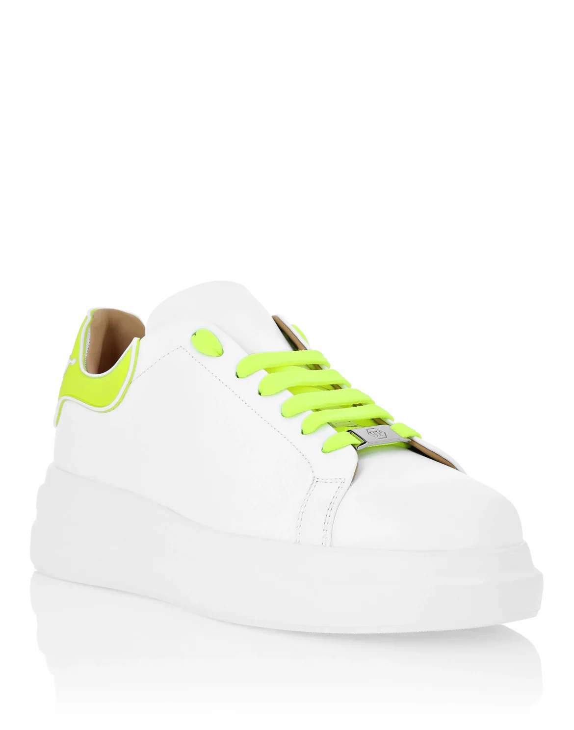 Nappa Leather Sneakers Low Top, цвет: Желтый