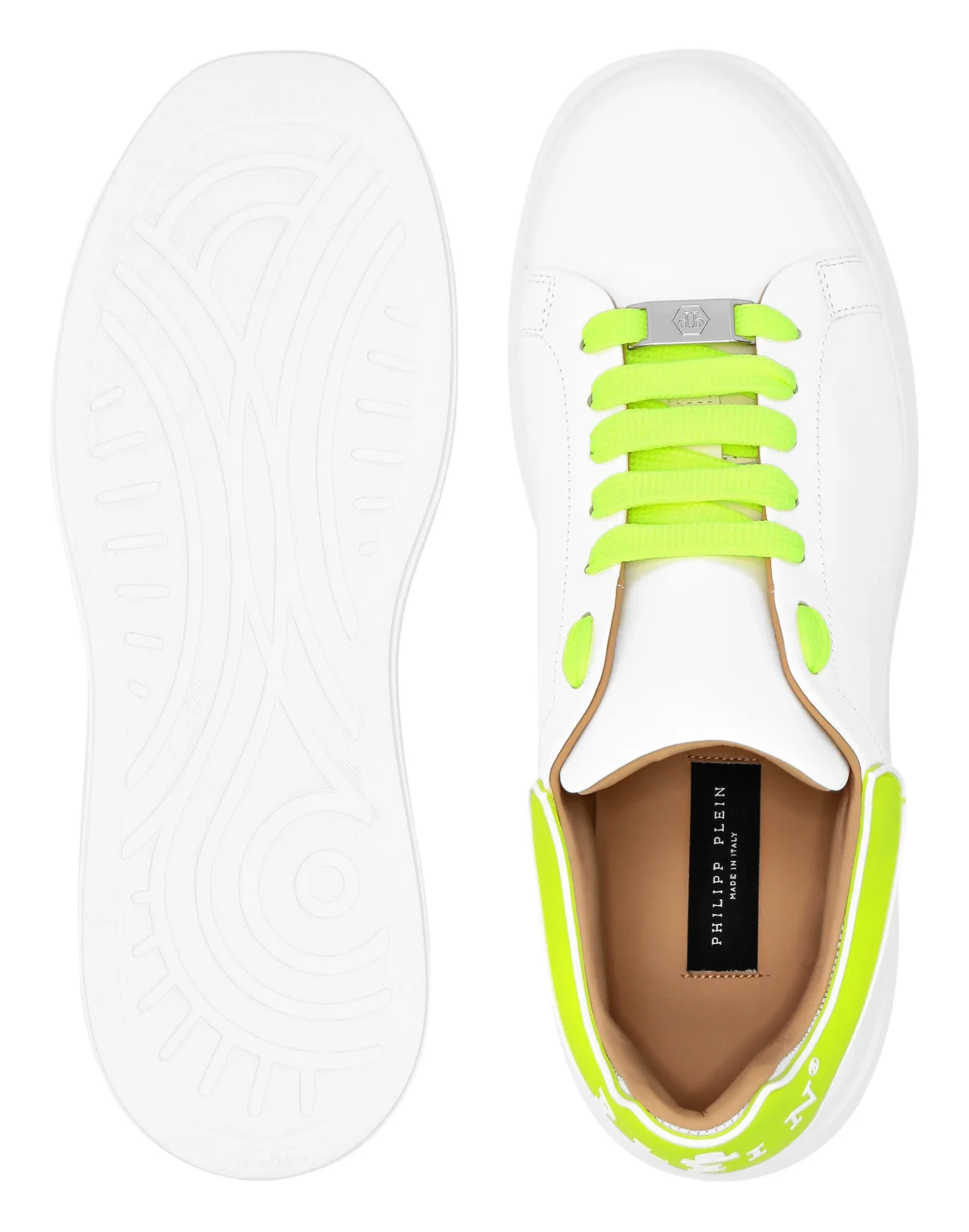 Nappa Leather Sneakers Low Top, цвет: Желтый