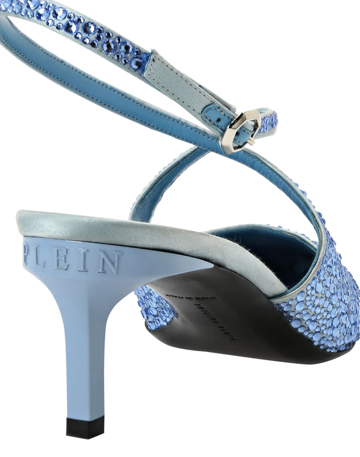 Slingback Shoes Strass, цвет: Голубой