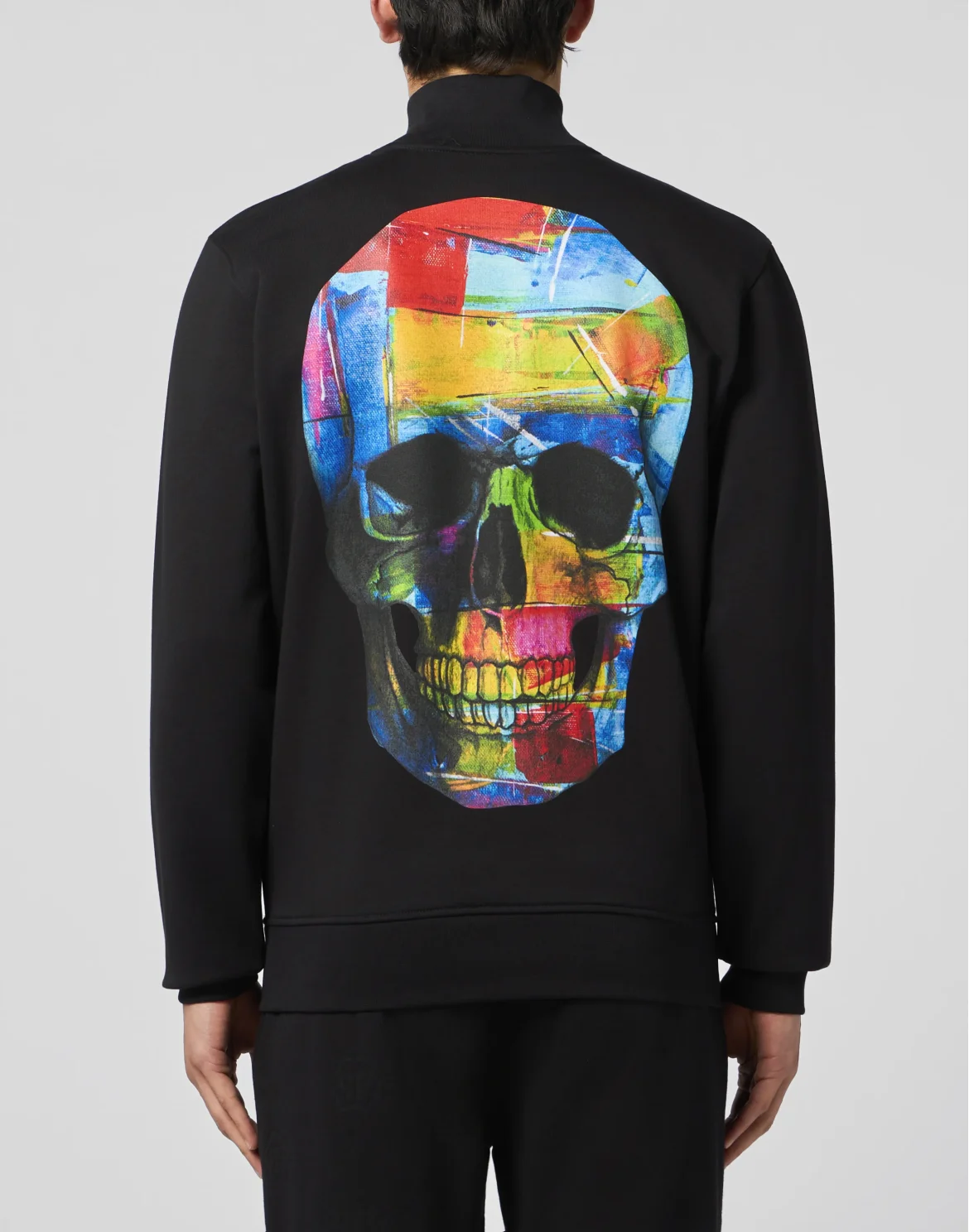 Tracksuit Jacket Painted Skull, цвет: Черный