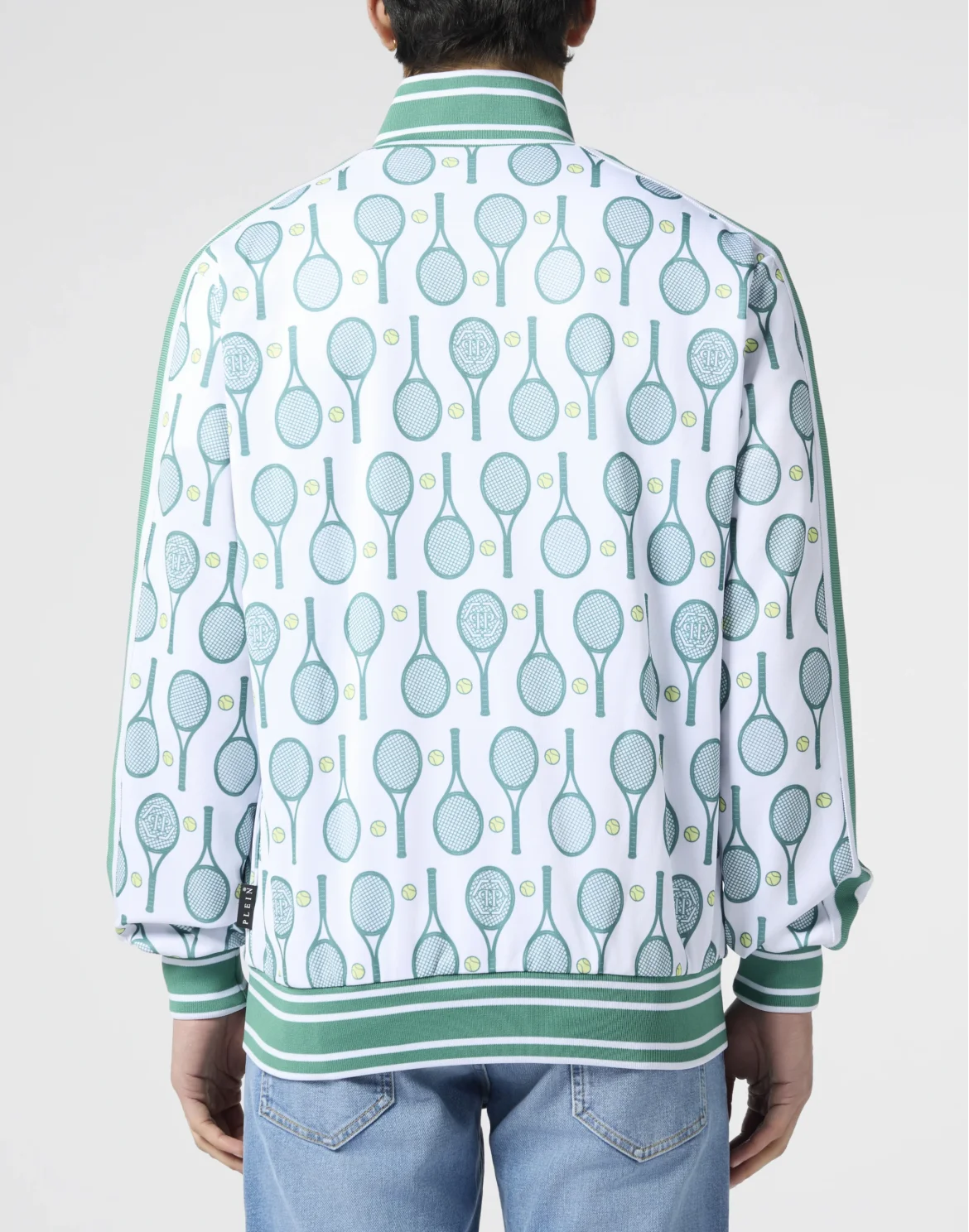 Tracksuit Jacket All-Over Tennis, цвет: Белый