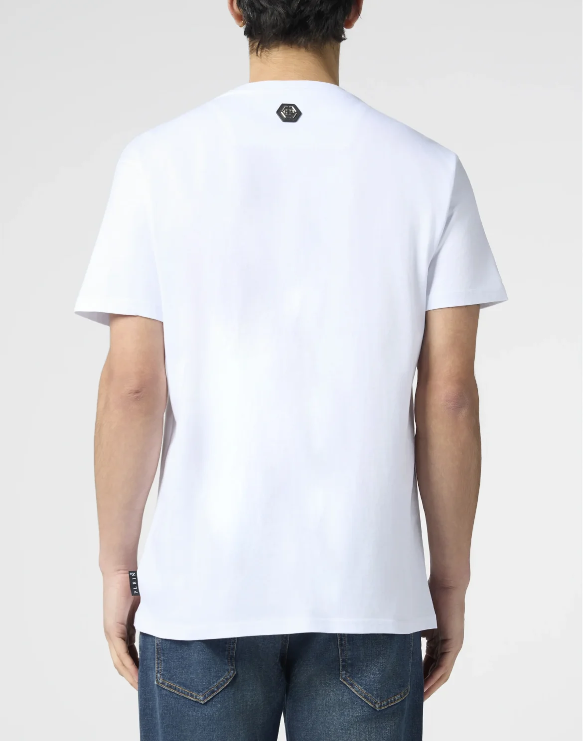 Round Neck T-Shirt Little Ice Cream Skull, цвет: Белый