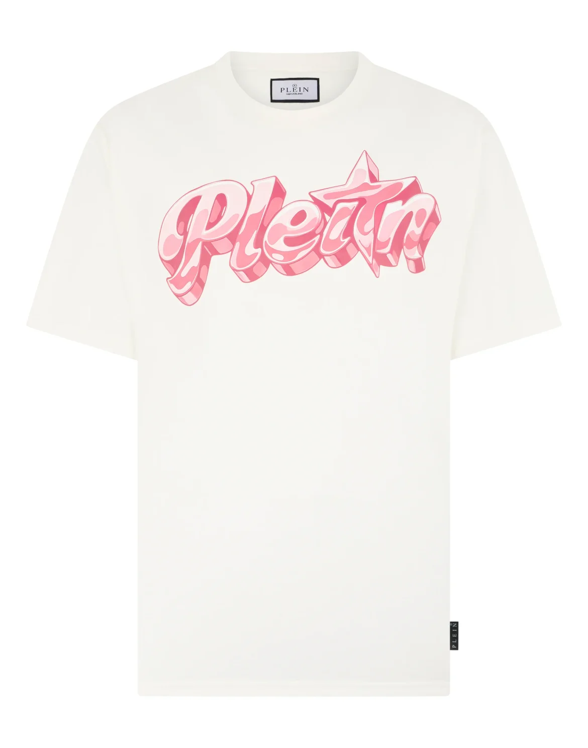 Round Neck T-Shirt Puffy Gummy Plein, цвет: Бежевый